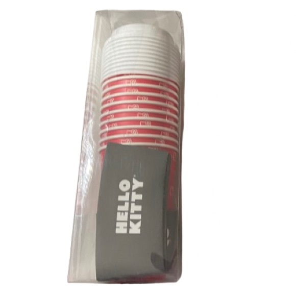 NEW Hello Kitty Hot Cup Set Of 10 W/ Lids + Sleeves - Picture 13 of 15